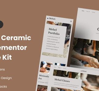 Mebel - Pottery & Ceramic Studio Elementor Template Kit