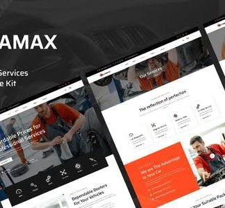 Mechamax - Car Repair & Auto Services Elementor Template Kit