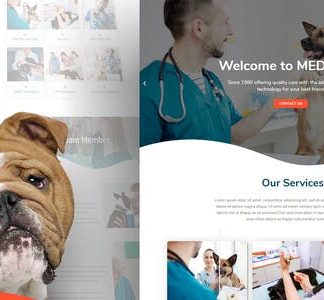 Med Pets - Veterinarian Elementor Template Kit