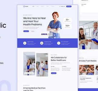 Meddic - Hospital and Medical Clinic Elementor Template Kit