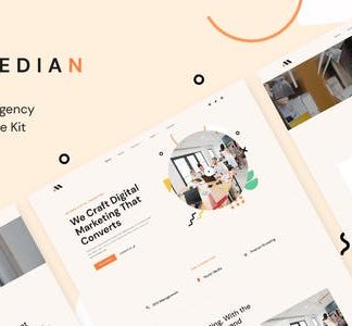 Median - Digital Marketing Agency Elementor Template Kit