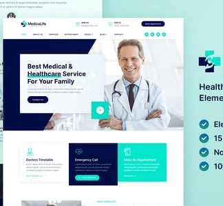 MedicaLife – Health Care & Medical Elementor Template Kit