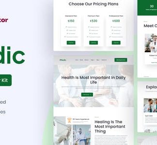 Medicly - Medical Elementor Pro Template Kit