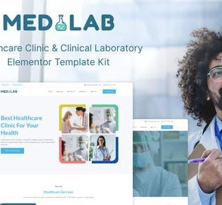 Medilab - Healthcare & Clinical Laboratory Elementor Template Kit