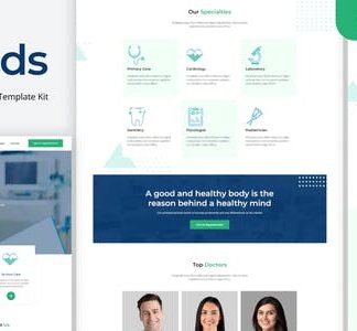 Meds - Health & Medical Elementor Template Kit