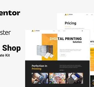 Meister - Printing Shop Elementor Template Kit