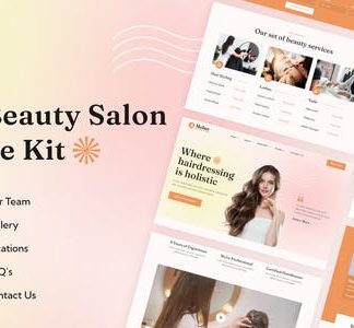 Melier | Hair & Beauty Salon Elementor Template Kit