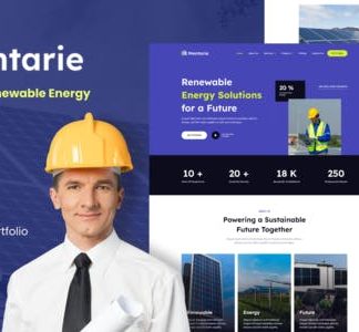 Mentarie - Solar Panel & Sustainable Energy Elementor Template Kit
