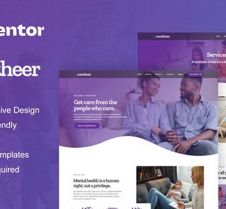Mentheer - Mental Health Therapy Elementor Pro Template Kit