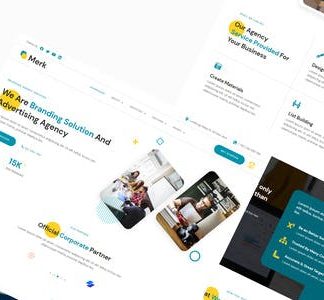 Merk - Branding Solution & Advertising Agency Elementor Template Kit