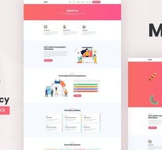 Mexa - Digital Agency Elementor Template Kit