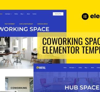 Mifal - Coworking Space Elementor Template Kit
