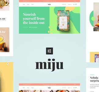Miju - Conscious Product Elementor Template Kit