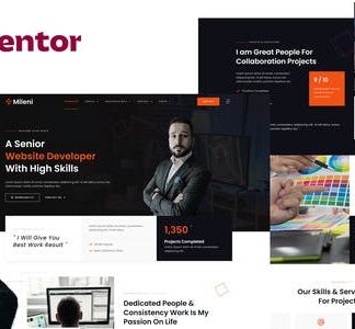 Mileni - Personal Freelancer & Portfolio Showcase Elementor Pro Template Kit