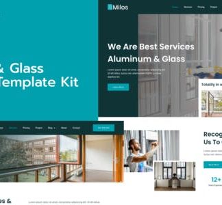Milos - Aluminum & Glass Elementor Pro Template Kit