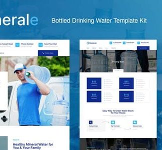 Minerale – Bottled Drinking Water Elementor Template Kit