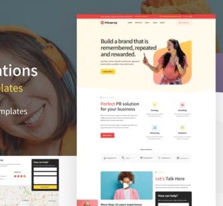 Minerva - Public Relation & Creative Agency Elementor Template Kit