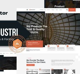 Mizeindustri - Corporate, Industry & Factory Elementor Template Kit