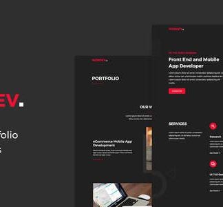 Mobdev - Creative Portfolio & Resume Elementor Template Kit