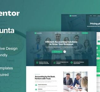 Mocounta - Accounting Firm Elementor Template Kit