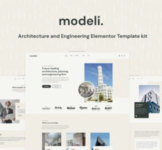 Modeli - Architecture & Engineering Elementor Template kit