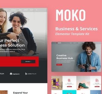 Moko - Business & Services Elementor Template Kit