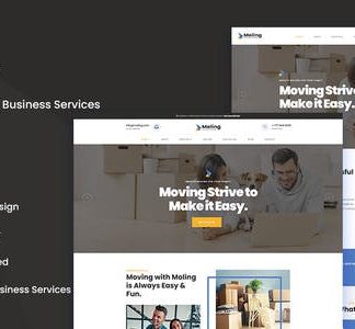 Moling - Moving and Storage Business Services Template Kit