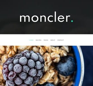 Moncler - Food Blog Elementor Template Kit