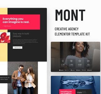 Mont - Agency Elementor Template kit
