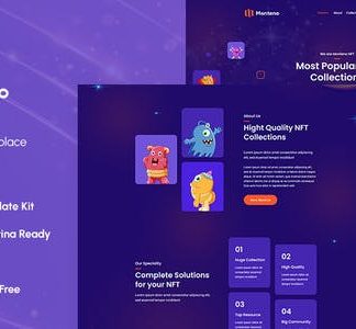Monteno - NFT Portfolio Elementor Template Kit
