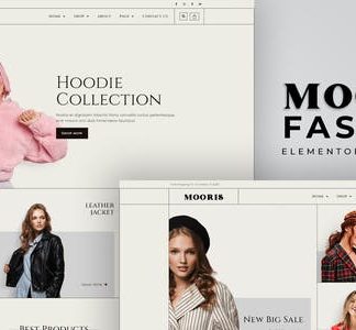 Mooris - WooCommerce Fashion Elementor Template Kit