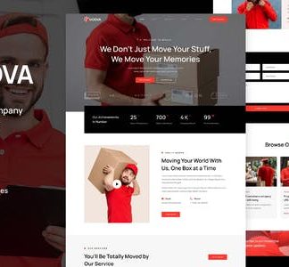 Moova - Moving & Transport Company Elementor Template Kit