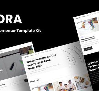 Mora - Modern Blog Elementor Template Kit