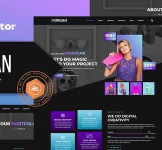 Morgan - Creative Agency & Portfolio Elementor Template Kit