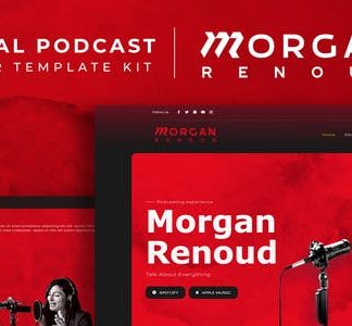 Morgan Renoud - Personal Podcast Elementor Template Kit