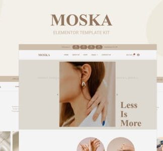 Moska - Fashion Jewelry Store WooCommerce Elementor Pro Template Kit