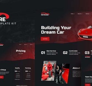 Motocare - Automotive Elementor Template Kit
