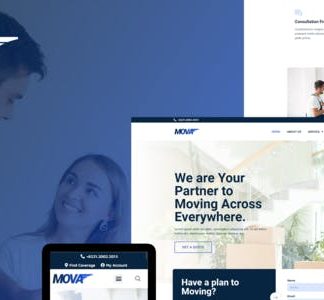 Mova - Moving Company Elementor Template Kit