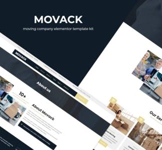 Movack - Moving Company Elementor Template Kit