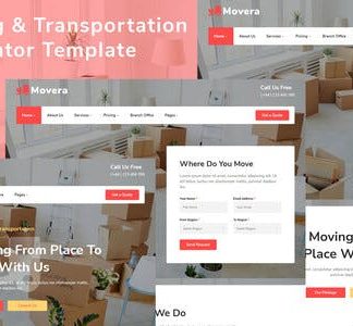Movera - Moving Company Elementor Template Kit