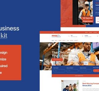 Movers - Moving Company Website Elementor Template Kit