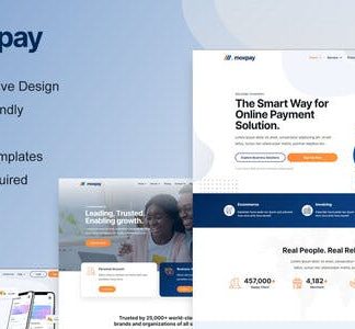 Moxpay - Online Payment Gateway Elementor Template Kit