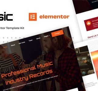 Msic - Music Studio Elementor Template Kit