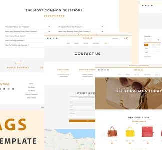 Mybags - Modern Commerce Elementor Template Kit