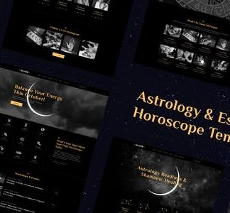 Mystik | Astrology & Esoteric Horoscope Elementor Template Kit