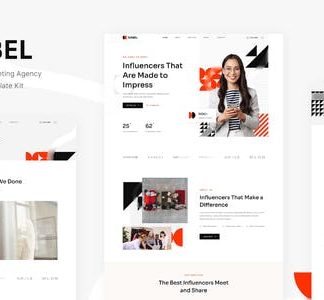 Nabel - Influencer Marketing Agency Elementor Template Kit