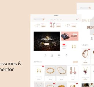 Nara - Jewelry Accessories Store Template Kit