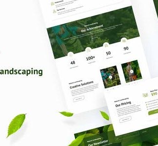 Naturel Garden & Landscaping Elementor Template Kit