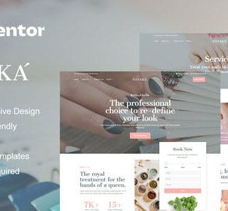 Nayaka - Nail Salon & Beauty Care Elementor Template Kit
