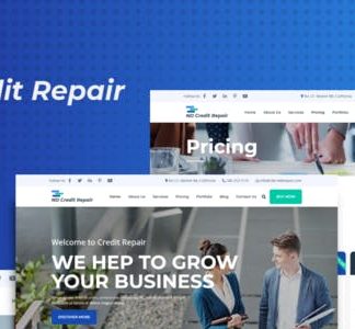 ND Credit Repair - Finance Company Elementor Template Kit